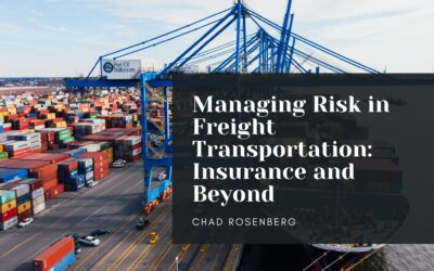 Managing Risk in Freight Transportation: Insurance and Beyond